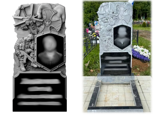 Памятник солдату на могилу Памятники для Военных